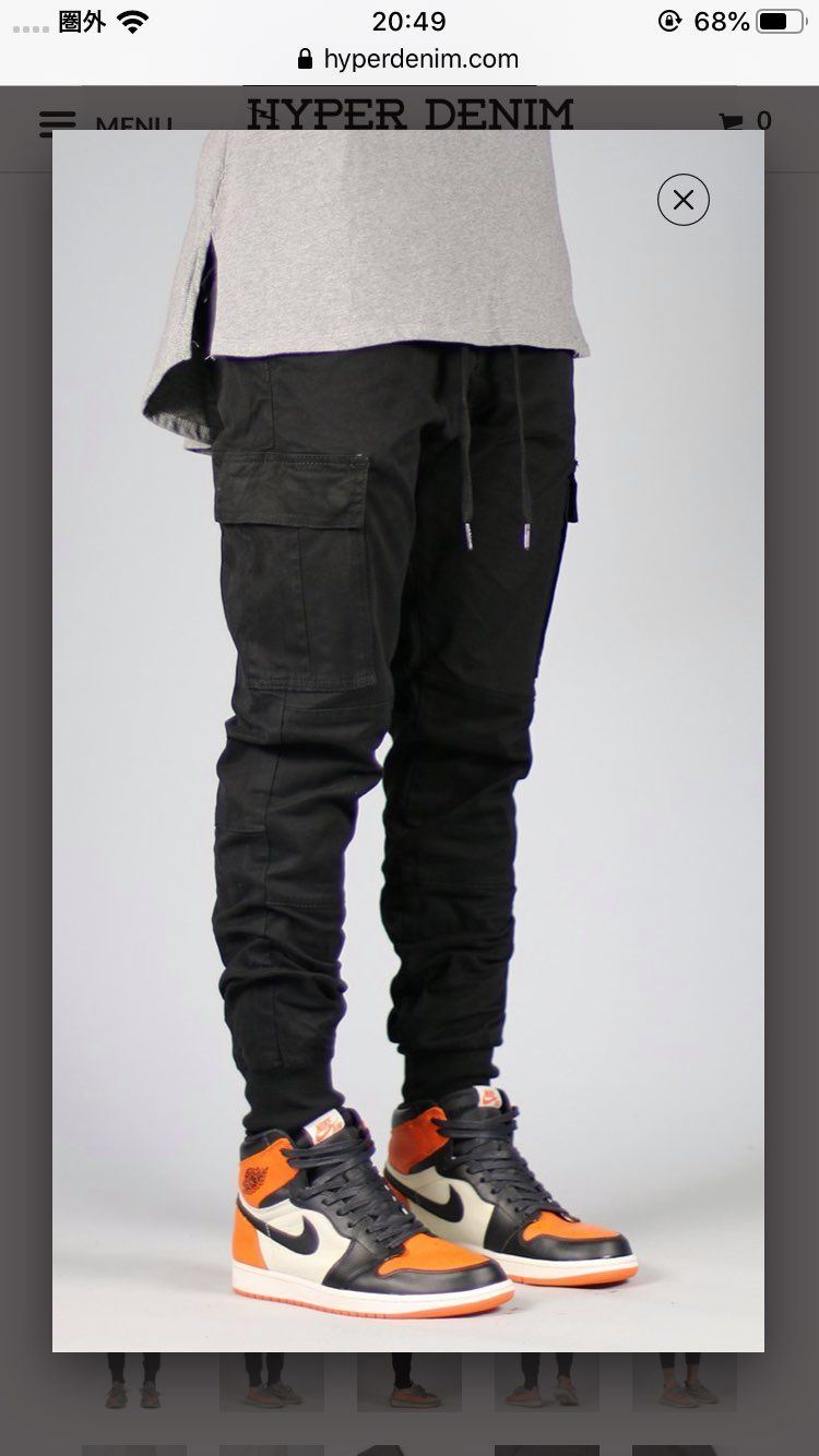 スニーカーに合わせやすいカーゴのジョガーパンツを探してHyper Denimとい