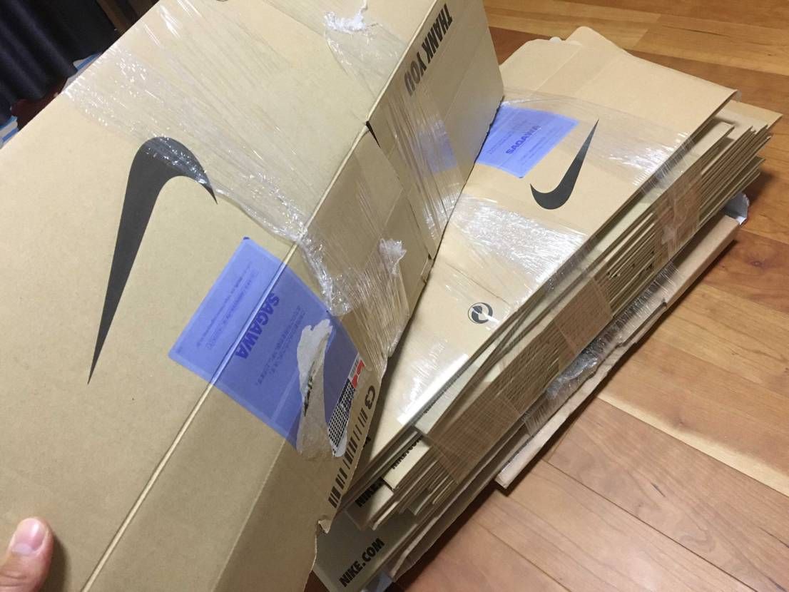 歴代max飾ることにした。
段ボール📦減らした🤣
履けて