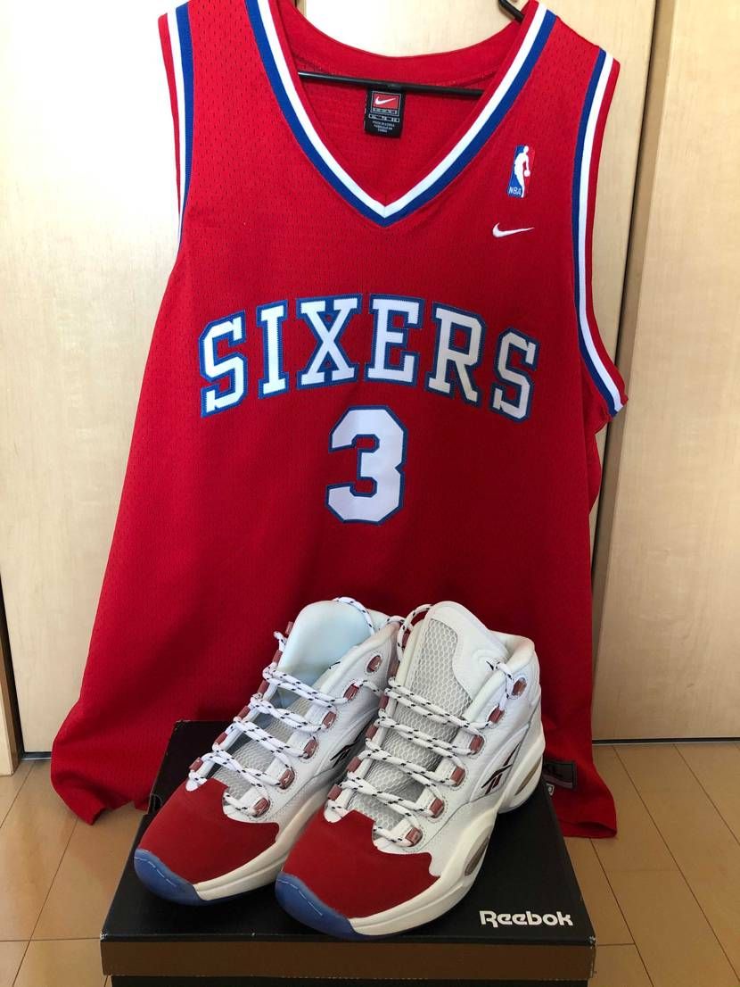 記念すべき100足目はreebok  question red toeでした
