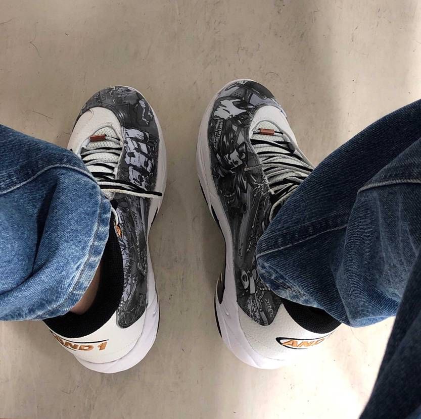 今日はand1 taichiを履いてました
バキバキのバッシュを外で履く感じね