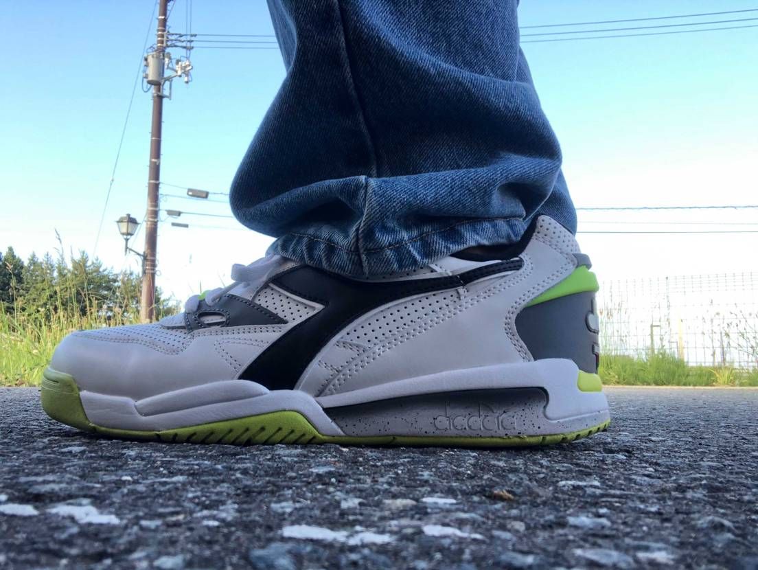 今日はdiadora rebound aceでした
テニス系って、ボッテリしつ