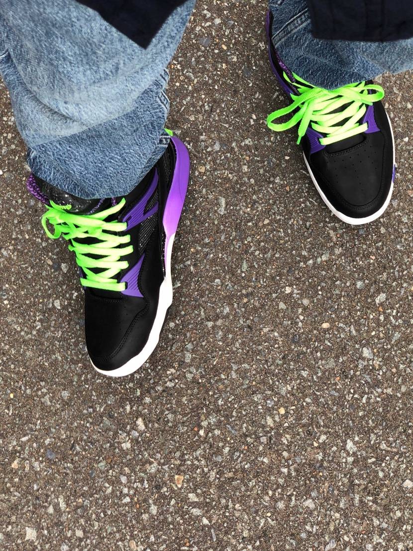 本日はコレで出社します
reebok  pump omni