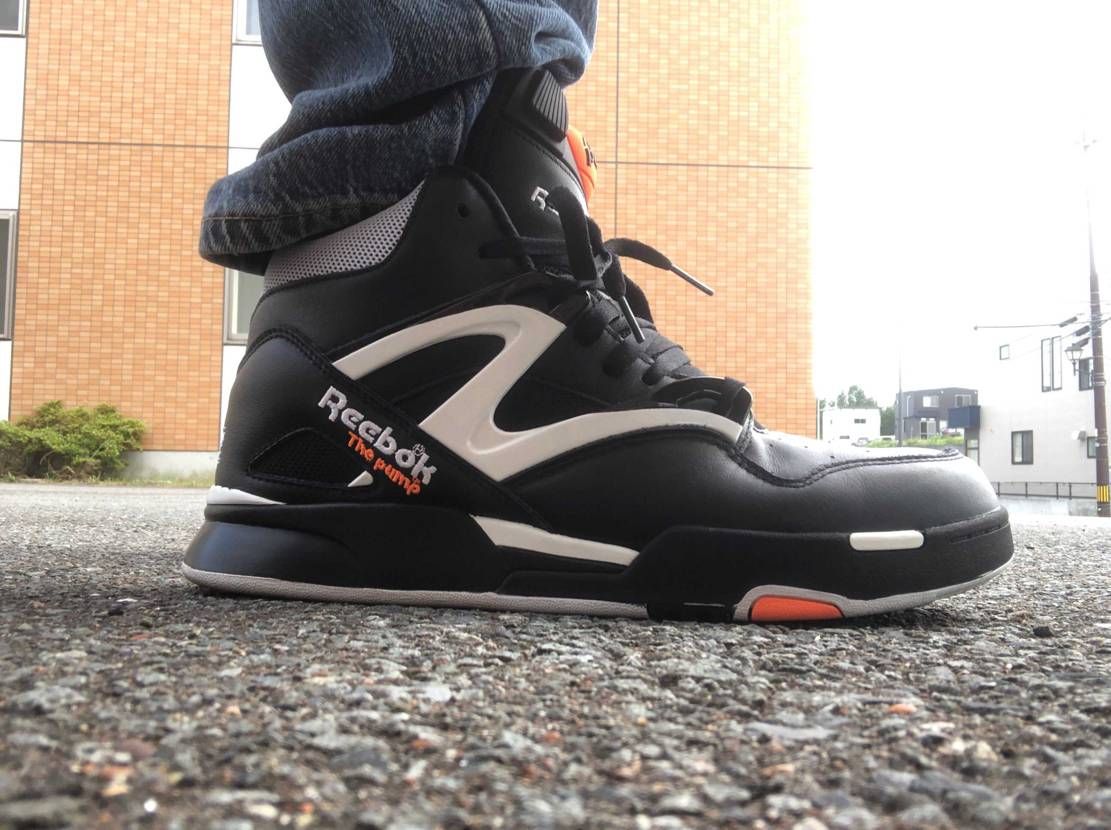本日はreebok  pump omni zoneⅡで出社
やっぱりこの年代の