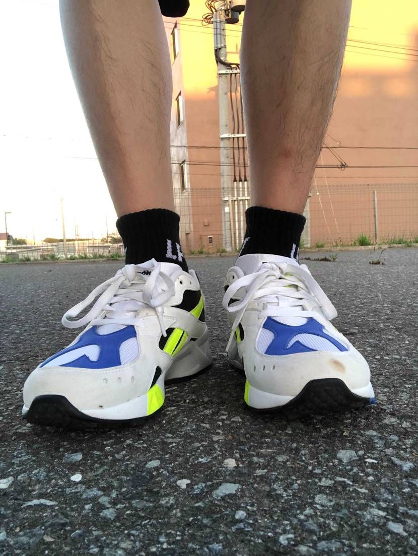 仕事終わりに元カノとご飯というww
たまにはランニング系でも履きましょうかね