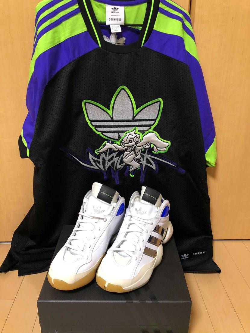 予定よりかなり早く到着
adidas×sankuanz crazy byw
