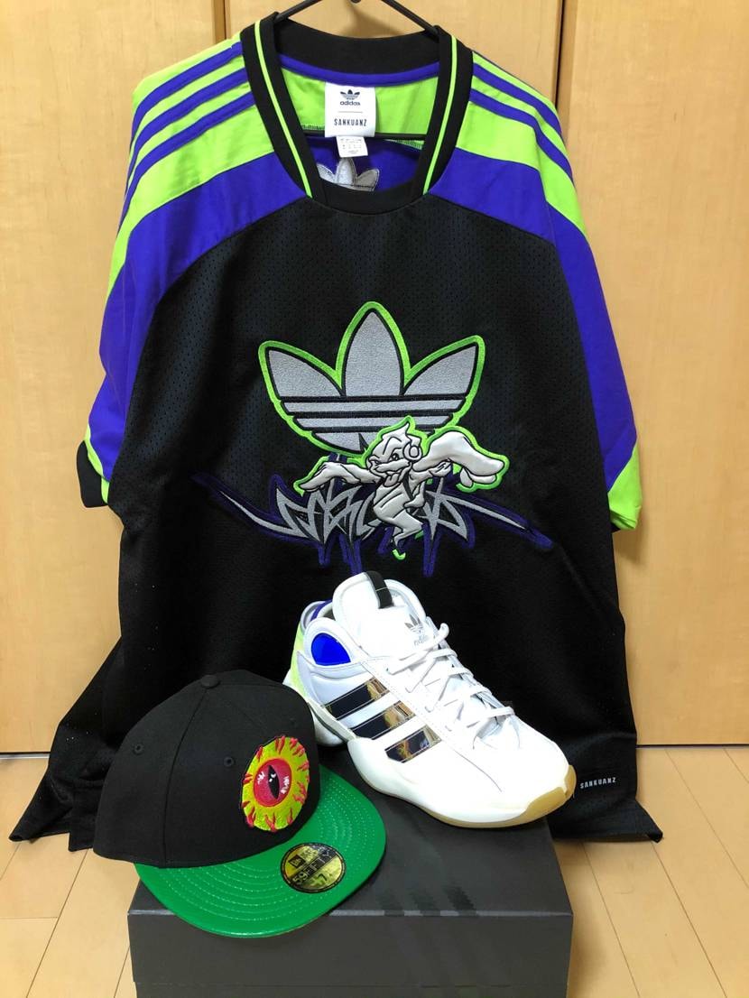 予定よりかなり早く到着
adidas×sankuanz c