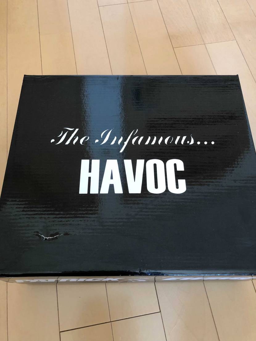 注文から2週間。やっと届きました
Ewing athletics× Havoc