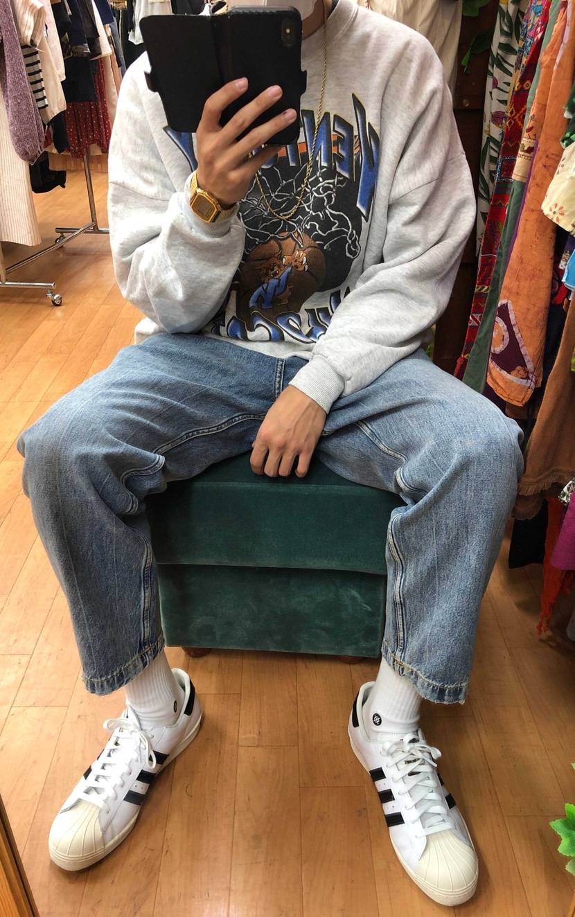 この丈のデニム合わせるの難しい…