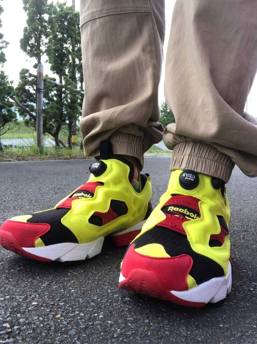 お疲れ様です
今日はreebok instapump fury"citron"