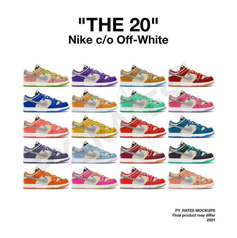 オフホワイト ナイキ ダンク ロー 1 Of 50 ブラック 50 のコーデ 口コミ投稿 前のリークでヴァージ Byなかの スニーカーダンク