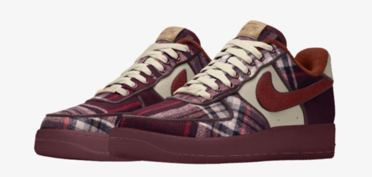 ペンドルトンAF1は昨日の夜に衝動買い。可愛い。今月買い物するとNIKEの抽選に