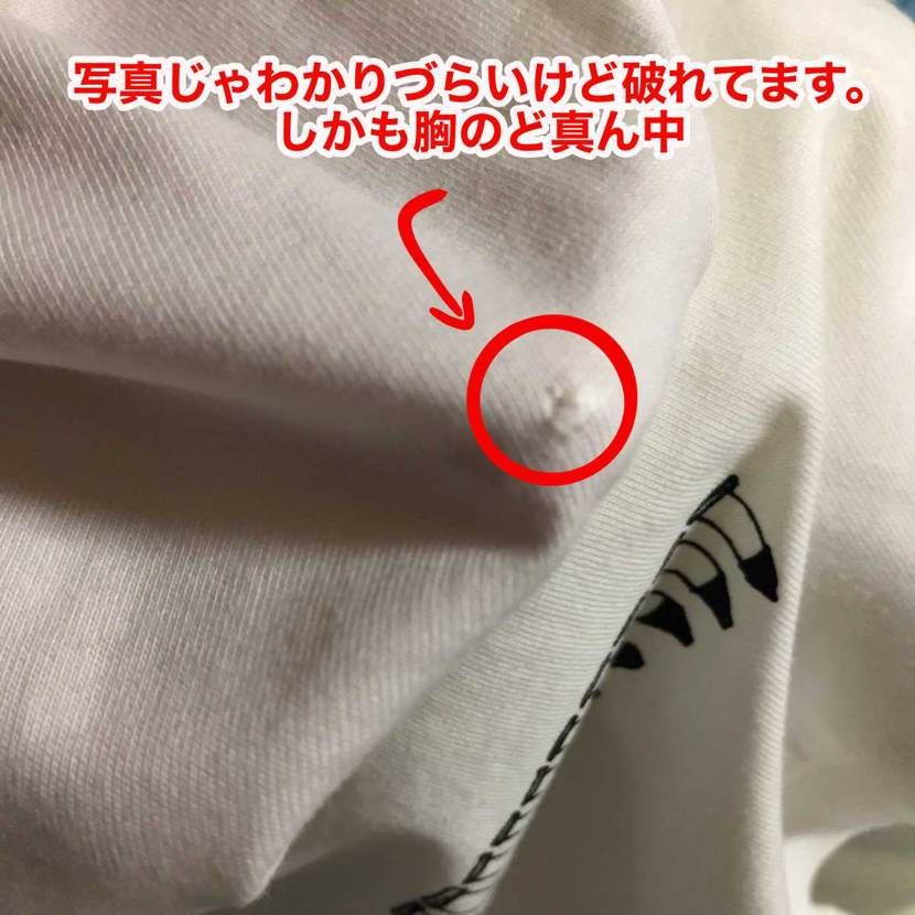 トムサックスコラボのTシャツを開封。なんだこれは…写真じゃわかりづらいけど、胸の