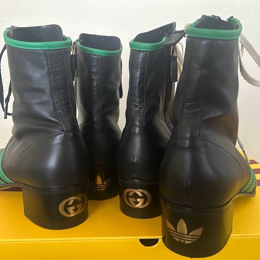 adidas × gucci 靴紐は白も黒もどっちもかっこい