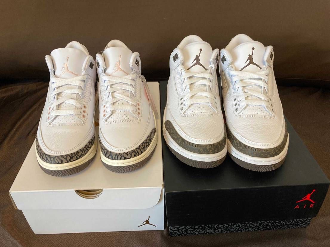 ようやく到着しました!
元々2018年のAJ3ダークモカを持っていたので、パー