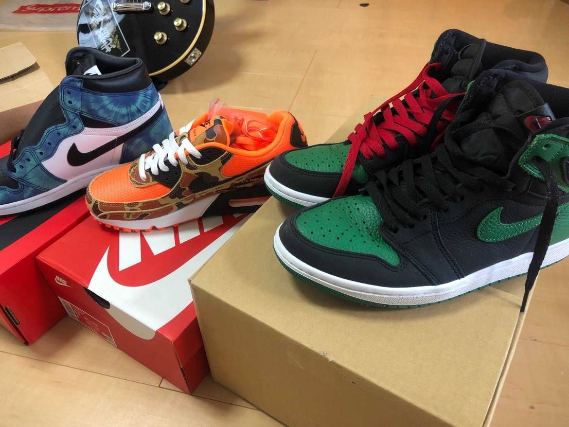 2月にスニーカーにハマり1ヶ月1足以上のペースで買っちゃってる笑笑

これが