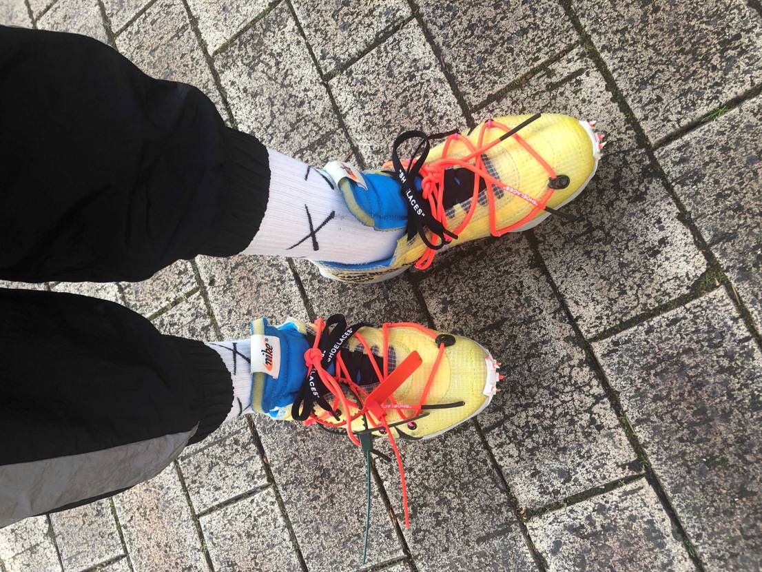 OFF-WHITE×NIKE WMNS VAPOR STREET YELLOW