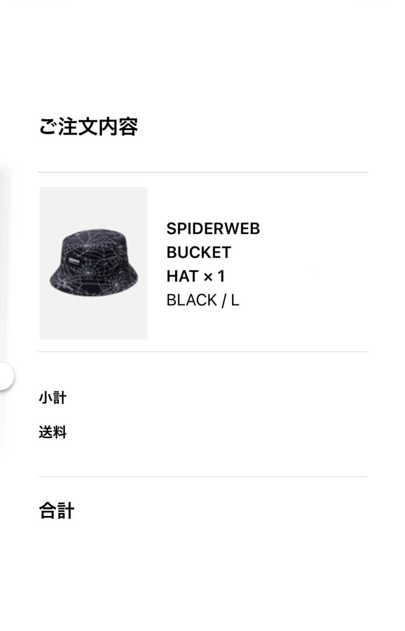 🐿してたのでバケハ🕸️🧢買っちゃった🙈
午前中は即完だったのに🤣