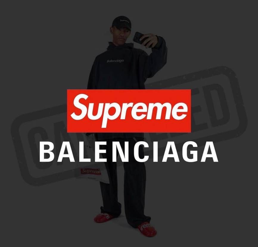 supreme✖︎ BALENCIAGA急遽リリース中止
詳細不明