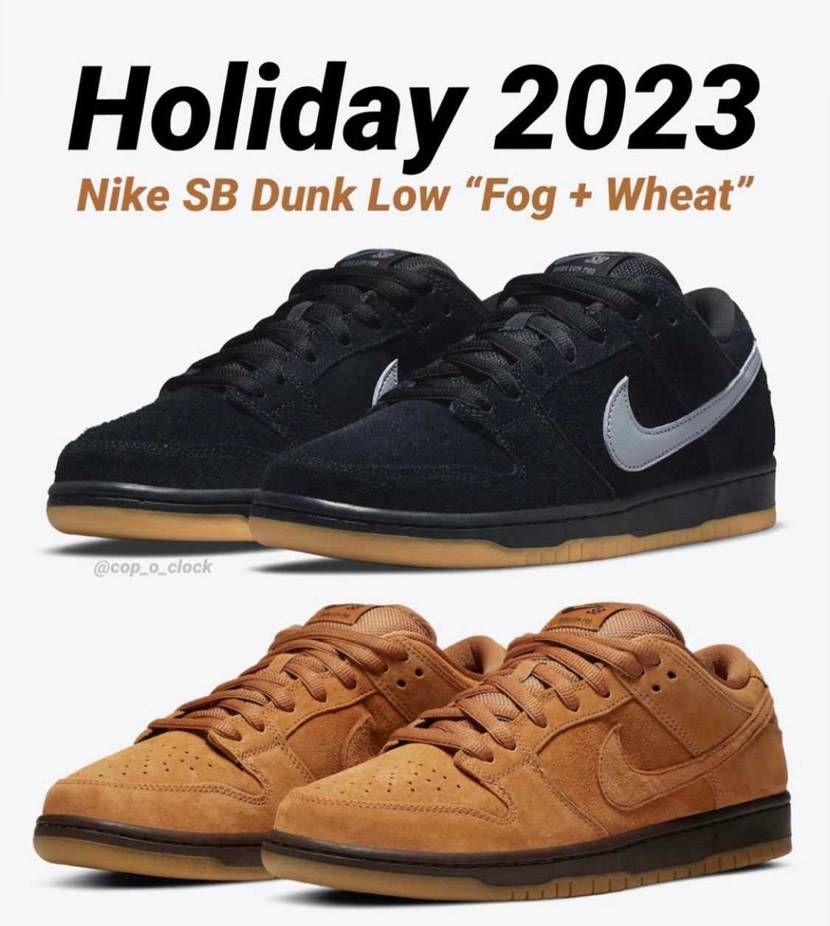 ホリデーシーズンにてSB Dunk2足再販予定🤩