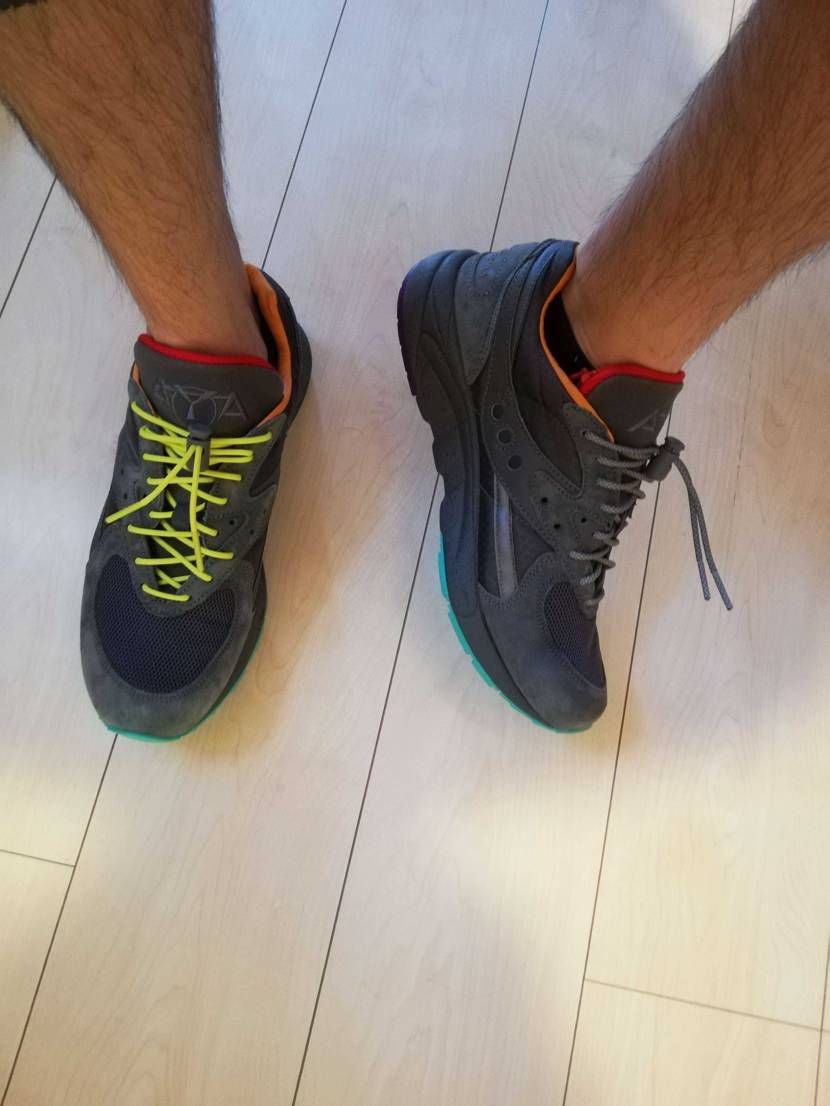 #saucony　AYA 
sauconyとよくわからないブ