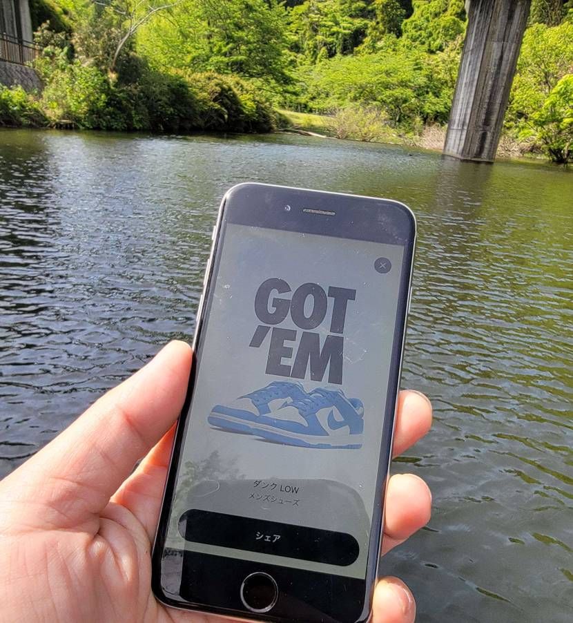 釣り中に湖上でゴッテム✌️