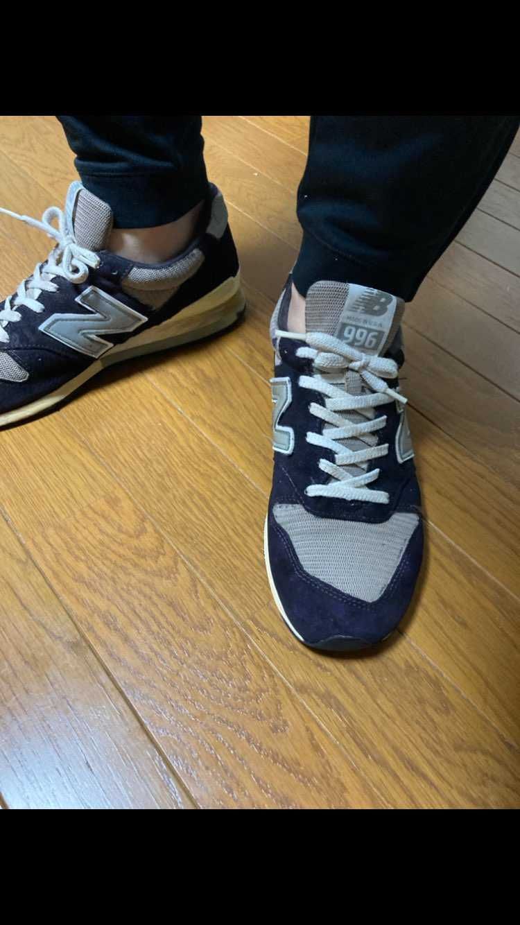 汚い絵面ですみません。

10年越えの996。
人生で1番付き合いの長い靴