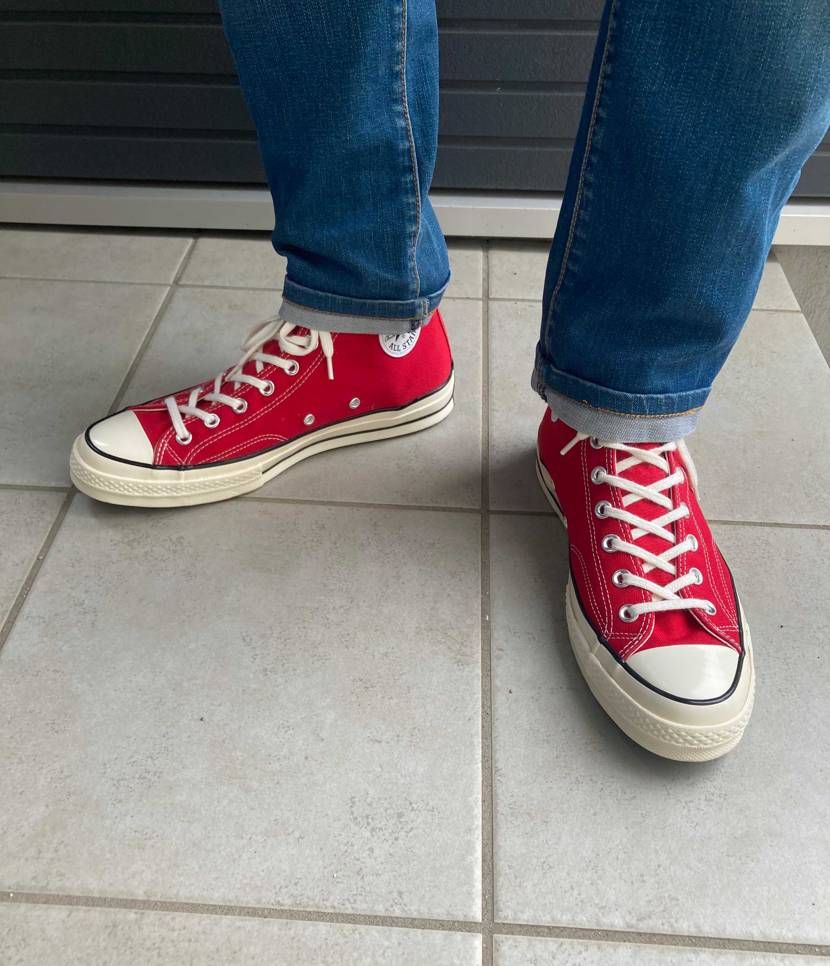 enamel red〜
CT70ならこのカラーでも派手にならないの不思議。
