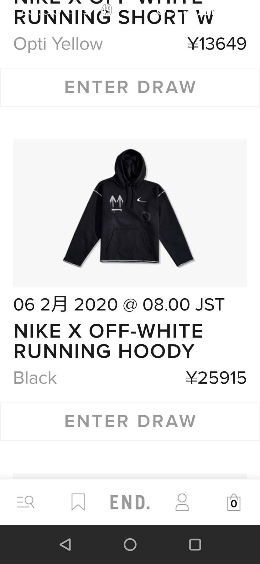 スニーカーではなくて申し訳ないです。
ENDにあがってきてましたが
nike.c