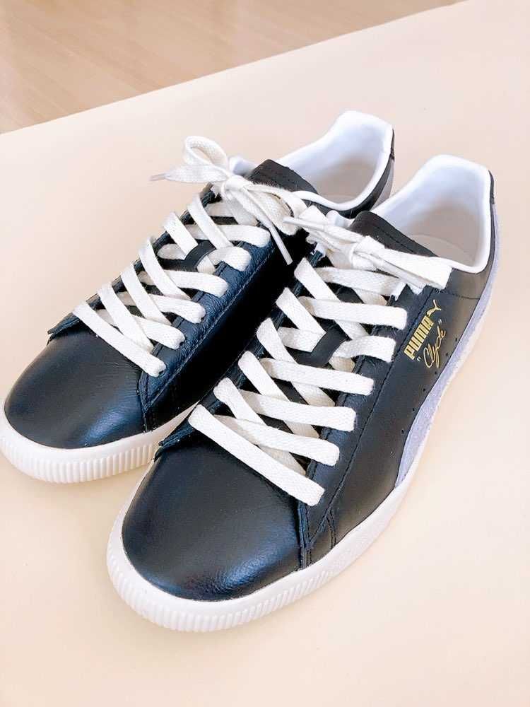 ナイキより他のブランドの方が革の質が良いですね。
このプーマのクライドベース、