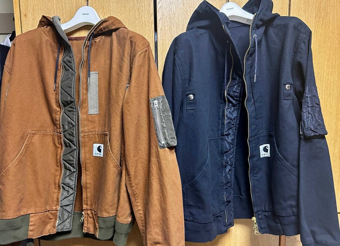 sacai × Carhartt WIP　ブルゾンとパンツを