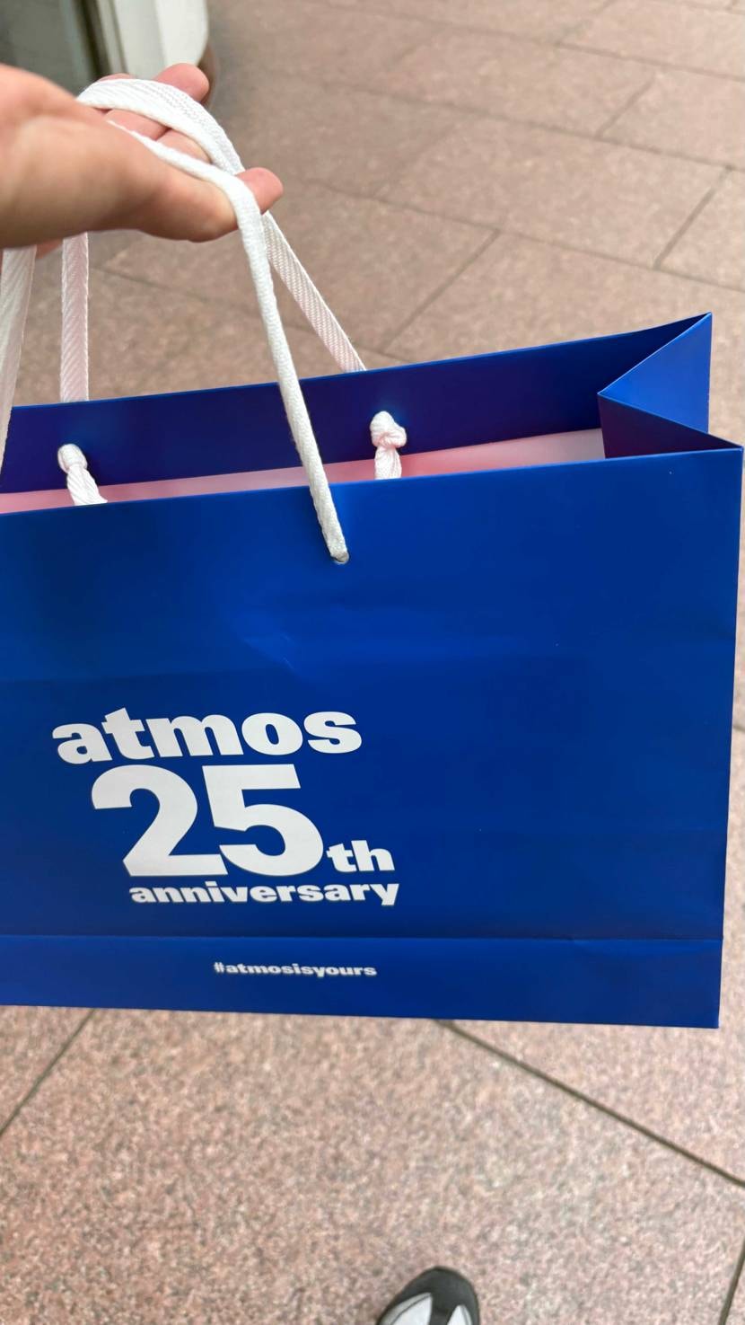 アトモス名古屋PARCOで当選😊
店舗29からの入荷だった