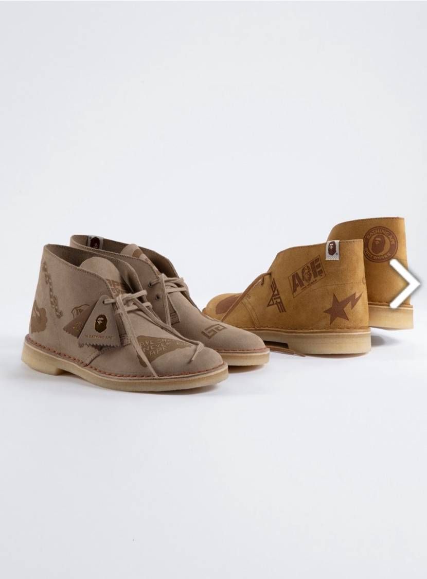 A BATHING APE×Clarks 
めっちゃカッコ