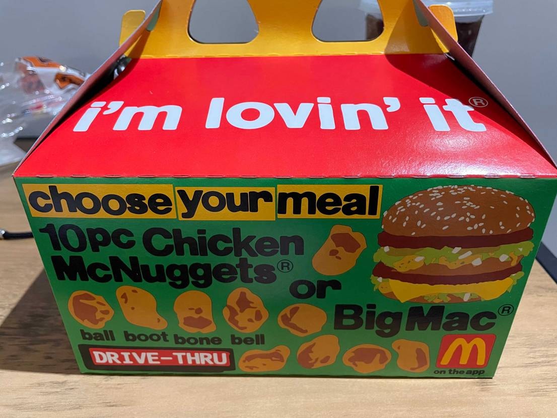 CPFMとマックのコラボ買えました。
スマイリーが当たった