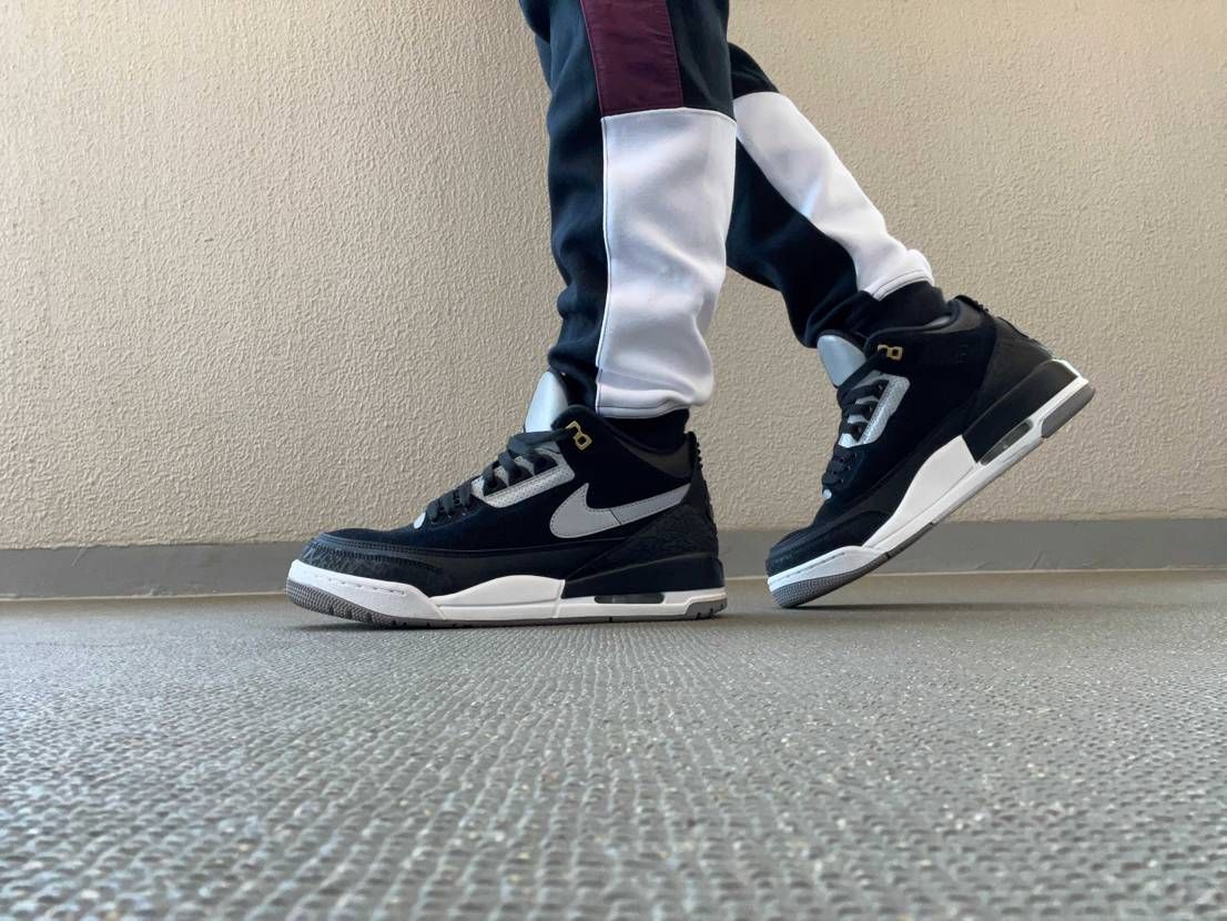 PSG × jordan3 Tinker ブラセメ
