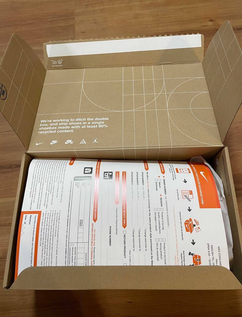 妻に頼まれてエアリフト買ったら、噂の伝票直貼ボックスきました