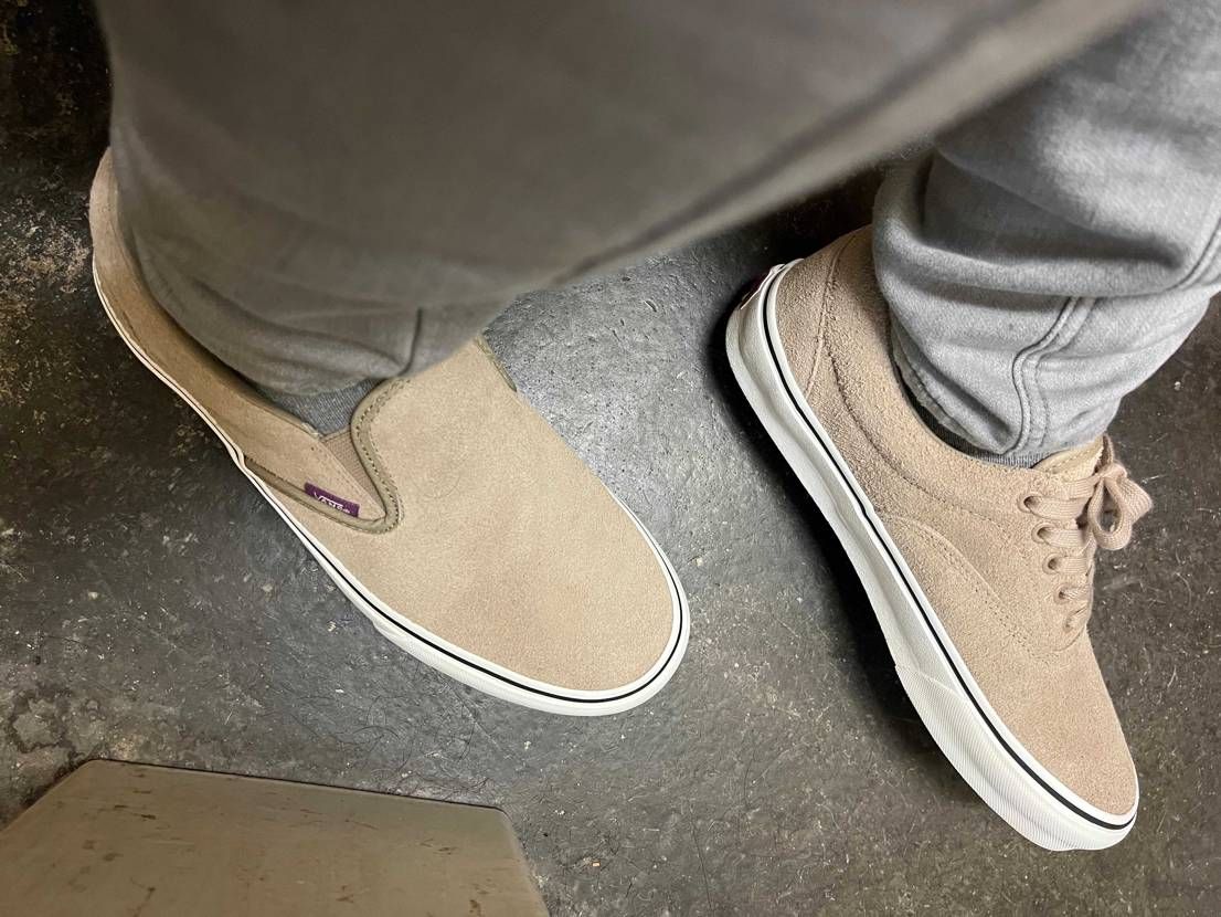 今日はVANS×needlesで。
インソールにneedlesって入ってるだけ