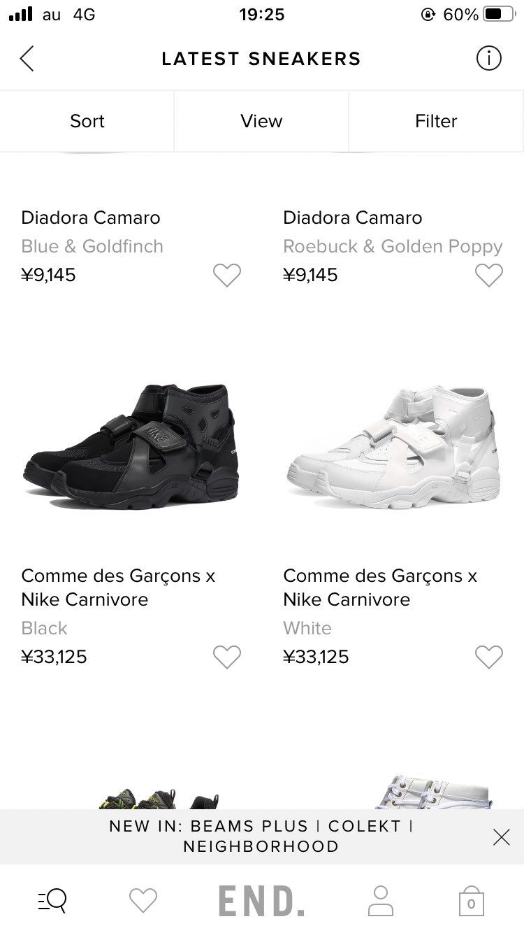 コムデギャルソンのやつあります。