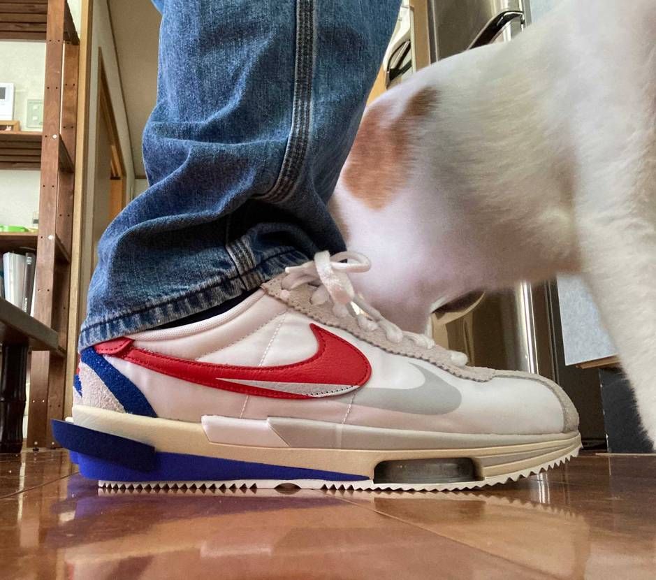 sacai x cortez 到着!
ここ最近リリースの中でダントツの合わせや