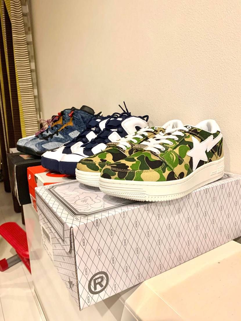 BAPESTAR来ました！
たまにはナイキ以外と思いましたがちょいはまりそうで
