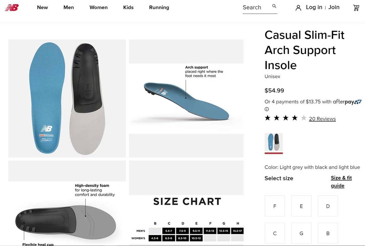 日本でスーパーフィートの正規取り扱い店あります
NBの576やUSA、UK製の