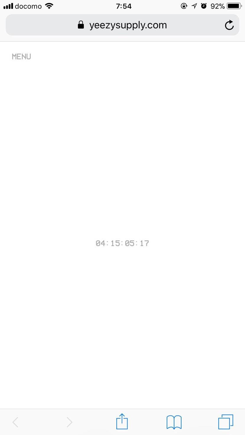 yeezysupplyまた何があるんでしょう？
夜中もカウントダウンしてたな!