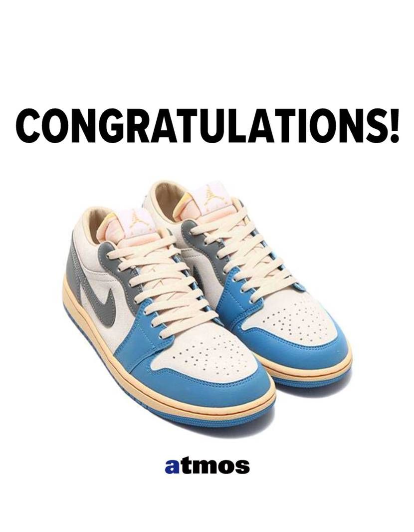 スニカス外れからのatmos当選😆
全く当たらなかったatomsが3連チャンで