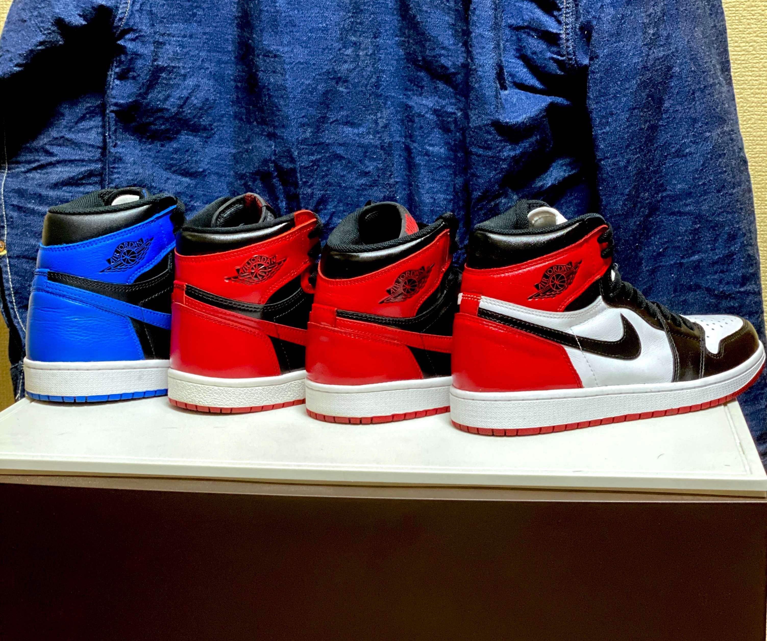 この角度で見るAJ1は最高。 はい。尻フェチです。
ヒール