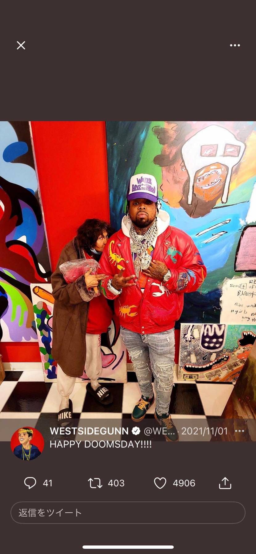 念願のFLYGOD！
しかしWestside Gunnさん