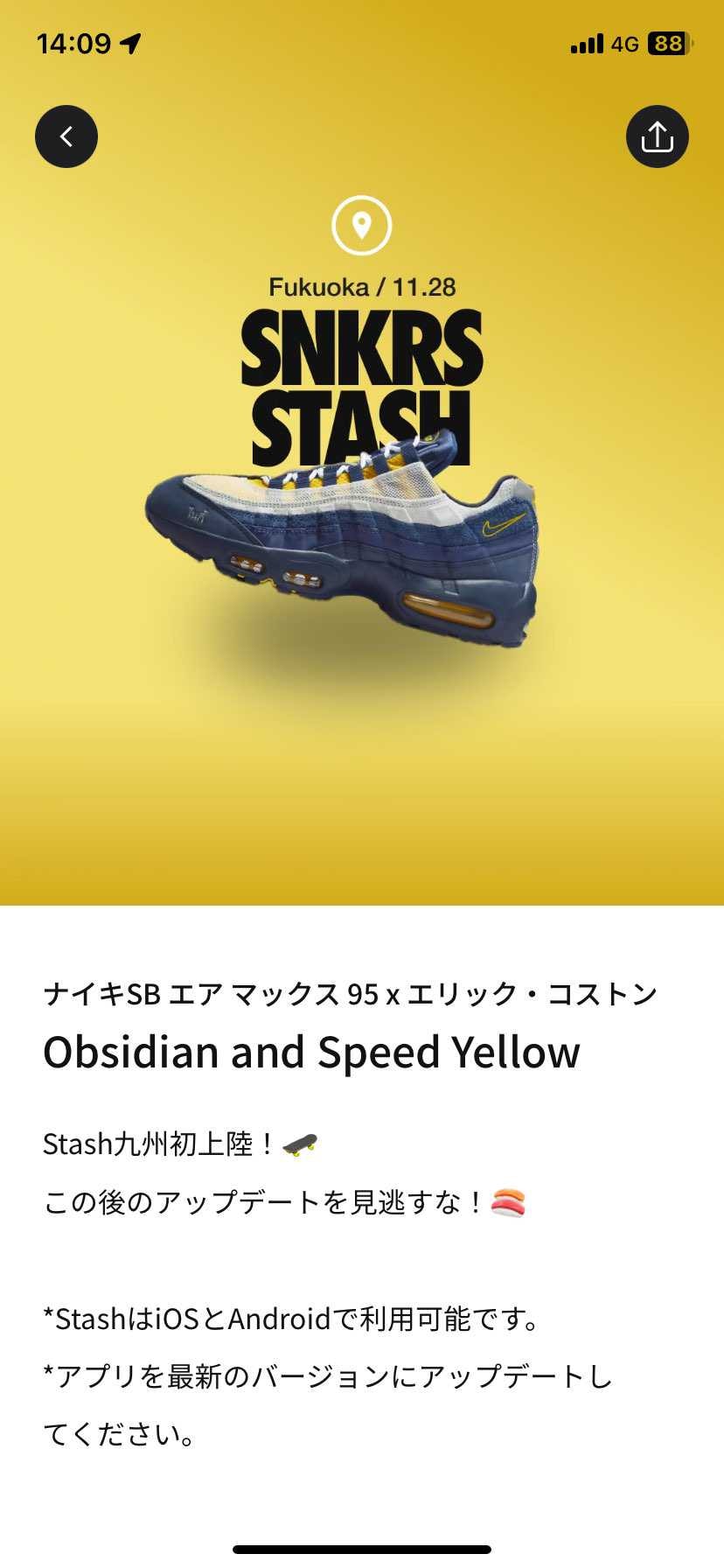 これでますますsnkrsの在庫無くなるから結局明日は激戦の戦いになるね