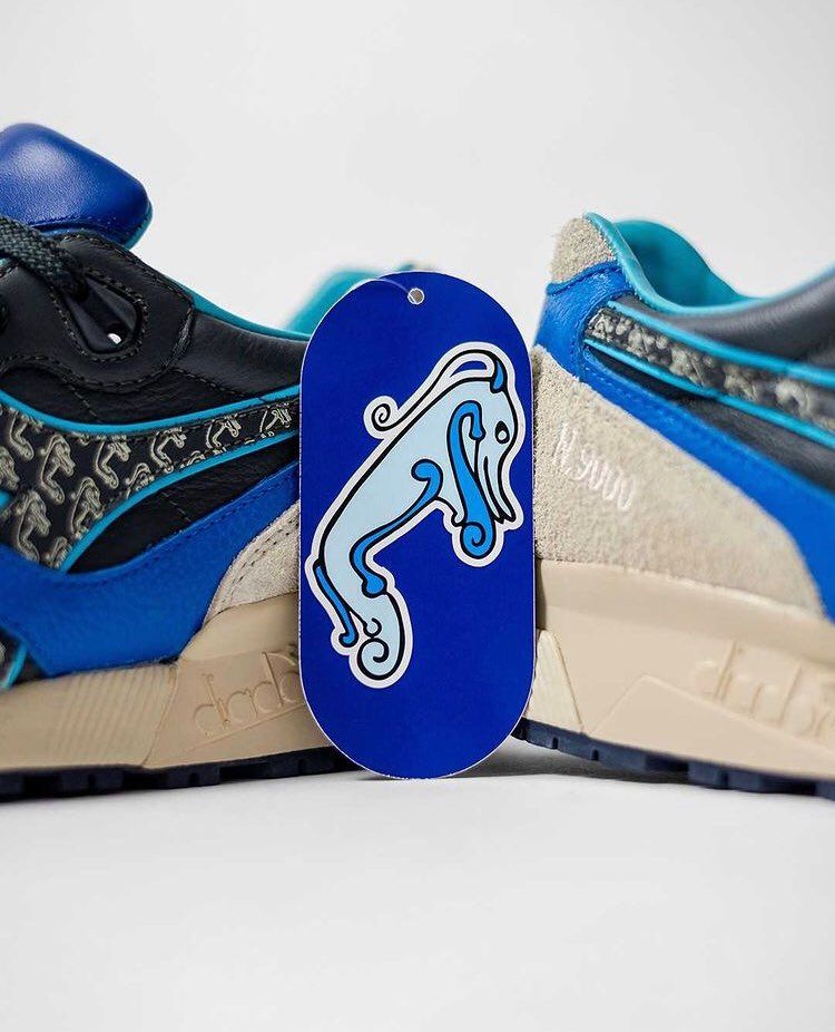 HANON×diadora のこのシューズのイラスト、異形の