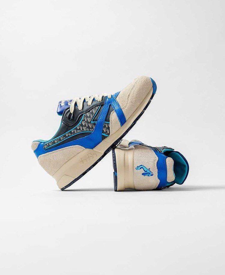 HANON×diadora のこのシューズのイラスト、異形の
