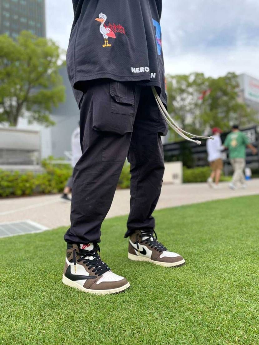 travis scottトラヴィススコット nike jordan カーゴパンツ - ワーク