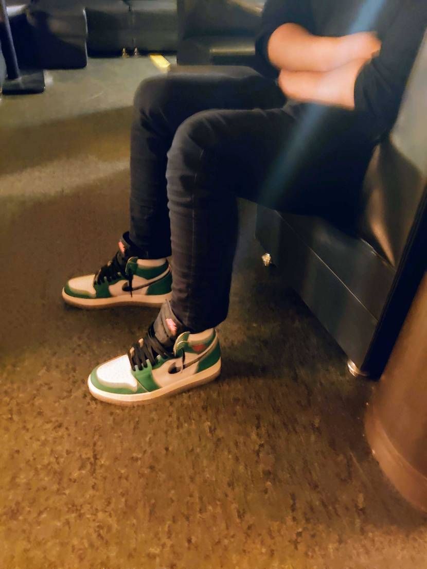 ナイキ ウィメンズ エアジョーダン1 ハイ OG ラッキーグリーン/ホワイト-セ