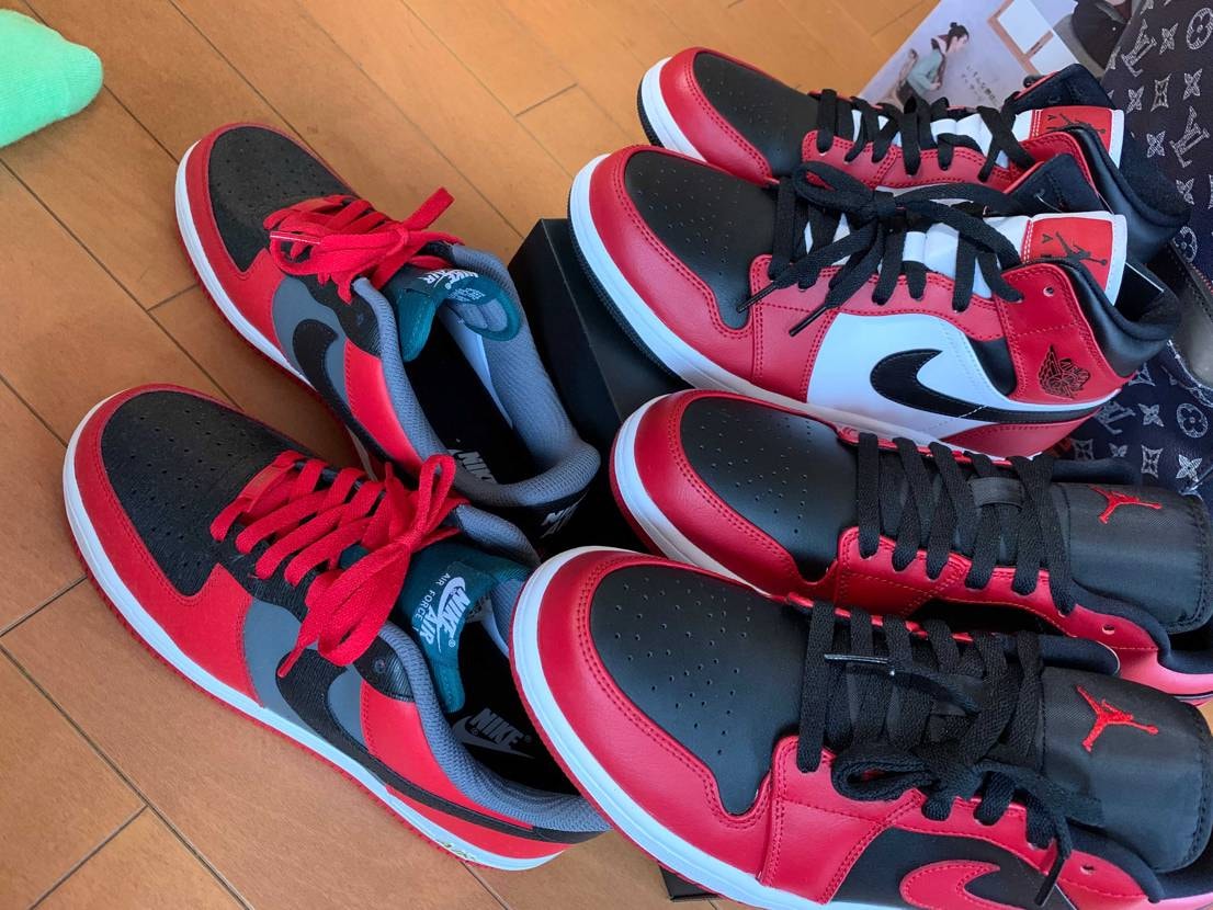 赤黒だらけ〜‼️😆